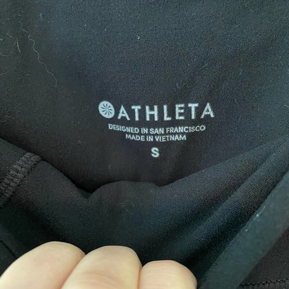 Athleta Black Straight Leg Pants Size Small - Picture 3 of 5